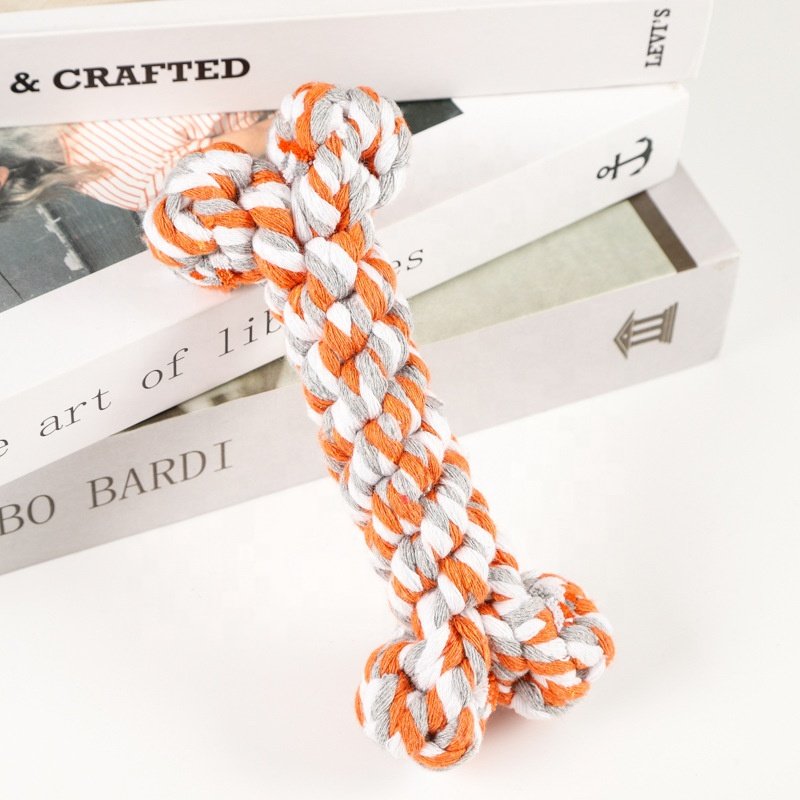 Durable Cotton Rope Dog Toys 8 Pack Puppies Teething Chew Toys Free Assortment Pet Chew Dog Toy