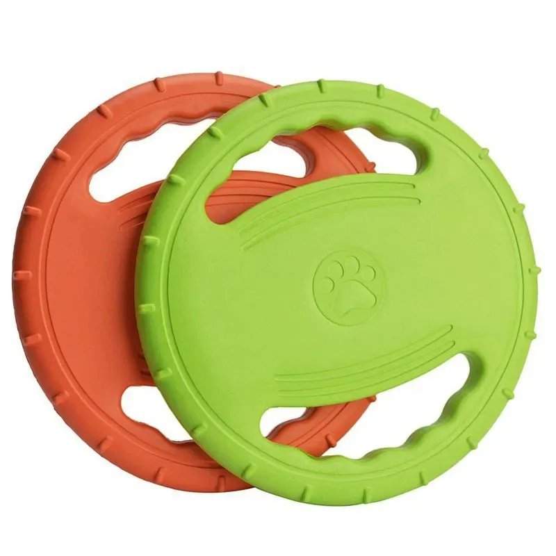Soft Floating Flying Disc Pet Interactive EVA Rubber Dog Frisbeed Toys for Pet Outdoor Training