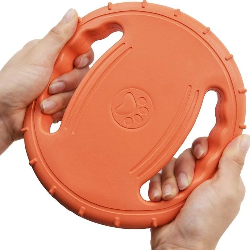 Soft Floating Flying Disc Pet Interactive EVA Rubber Dog Frisbeed Toys for Pet Outdoor Training