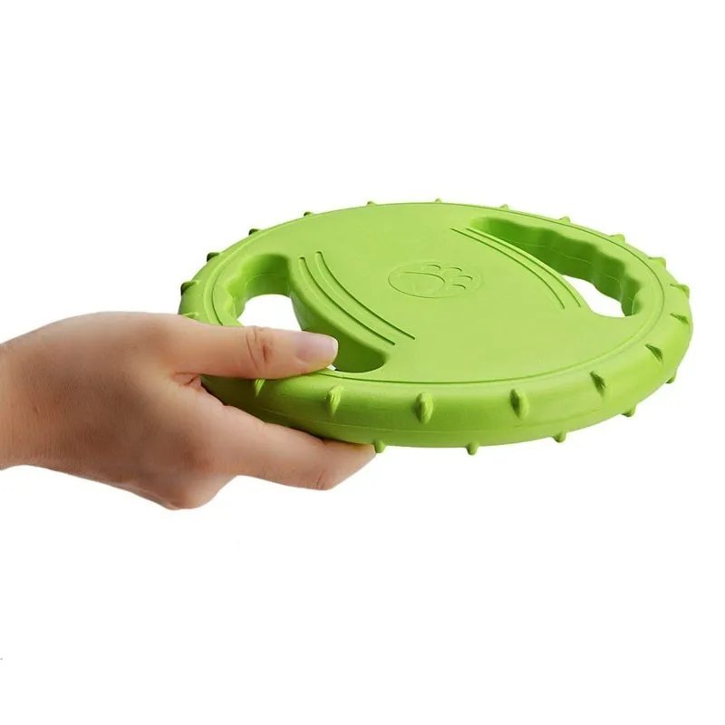 Soft Floating Flying Disc Pet Interactive EVA Rubber Dog Frisbeed Toys for Pet Outdoor Training