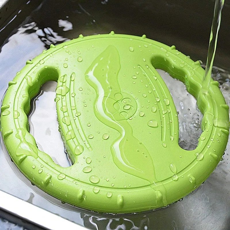 Soft Floating Flying Disc Pet Interactive EVA Rubber Dog Frisbeed Toys for Pet Outdoor Training