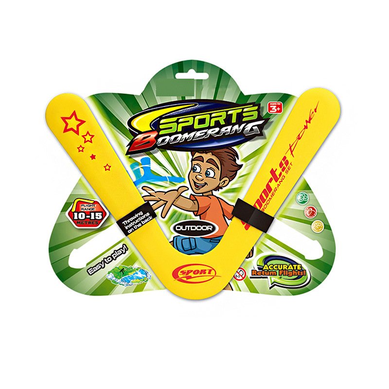 PREMIUM CUSTOM V SHAPE BOOMERANG GLOW IN THE NIGHT BOOMERANG FRISBEED FOR OUTDOOR