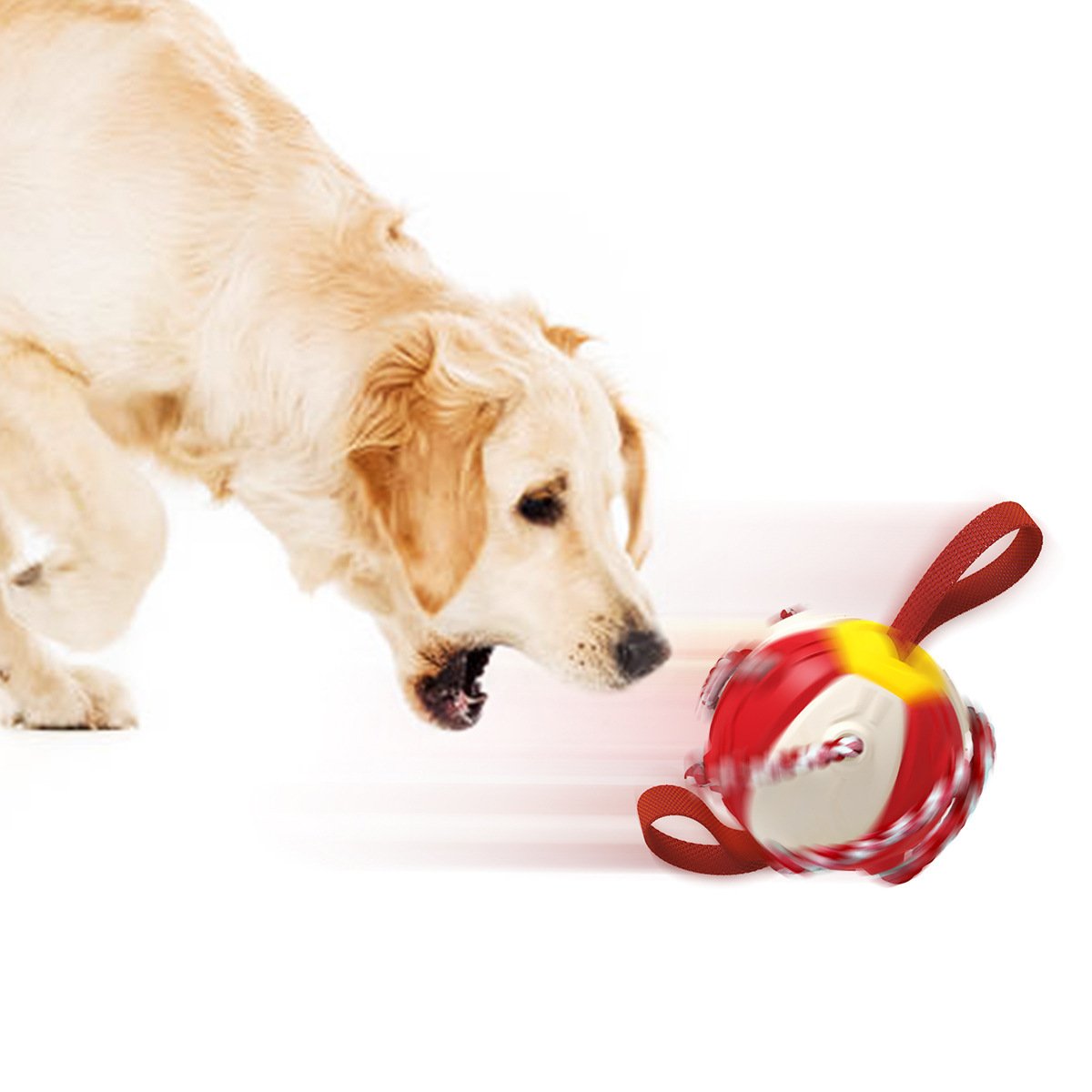 Pet Frisbeed Dog Chew Ball Toys for Aggressive Chewers Interactive Flying Disc Exercise Toys Rebound Frisbeed Balls