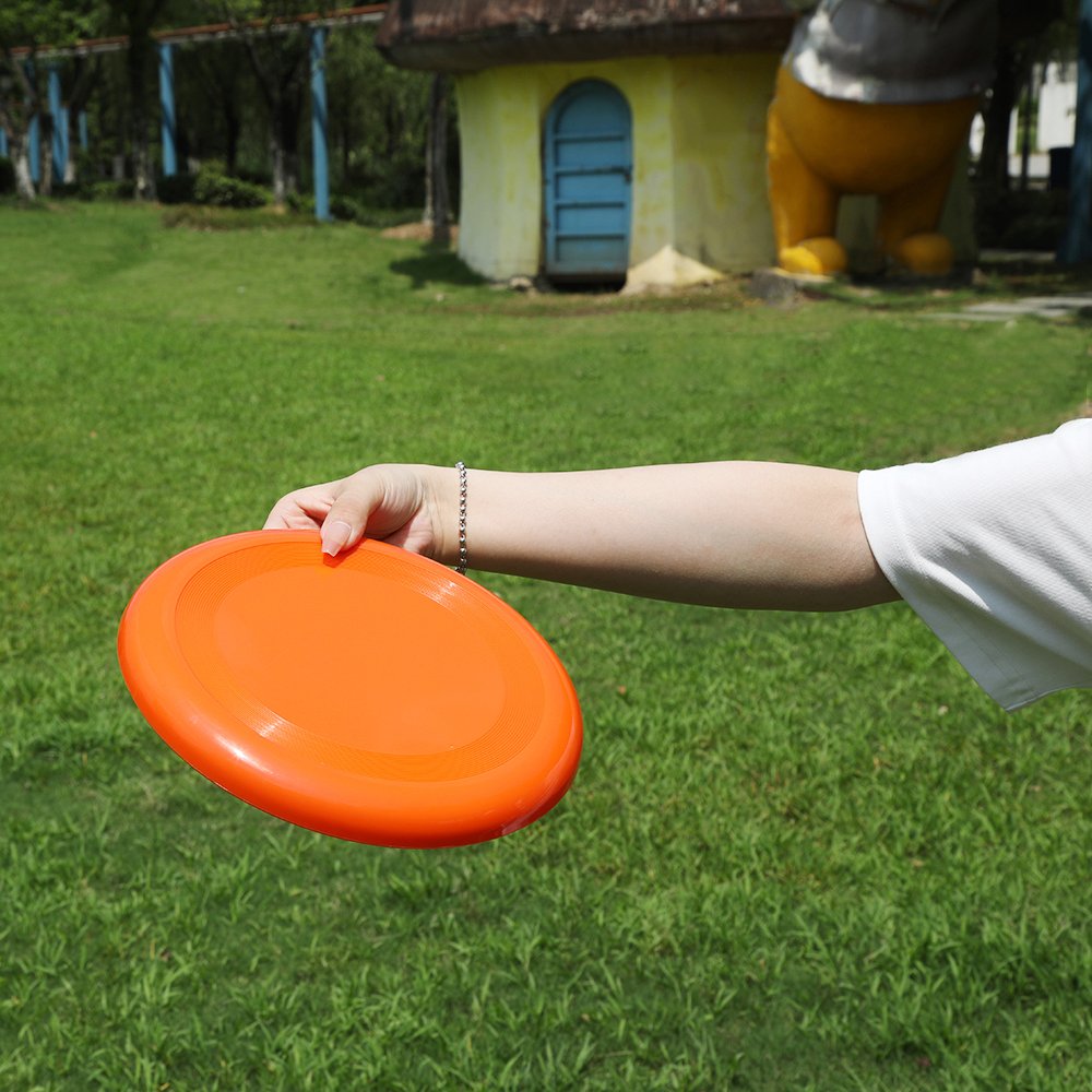 Custom Print Pattern Logo Plastic Frisbee Outdoor Sports Frisbeed