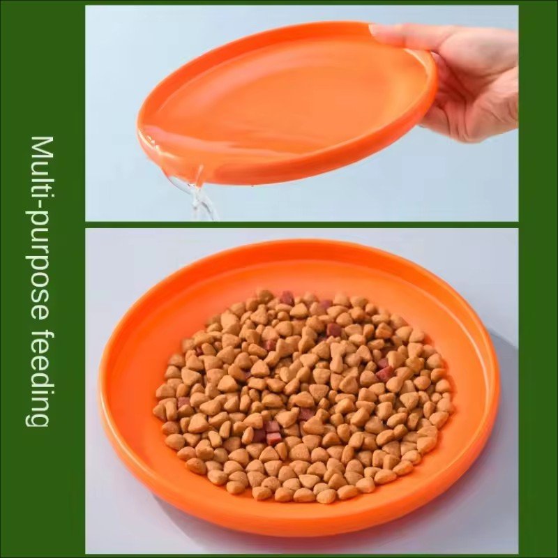 Xianchanpets Small Durable Interactive Dog Flying Disc Toys Modern Simple Soft Dog Frisbees Playing Water Bite Training