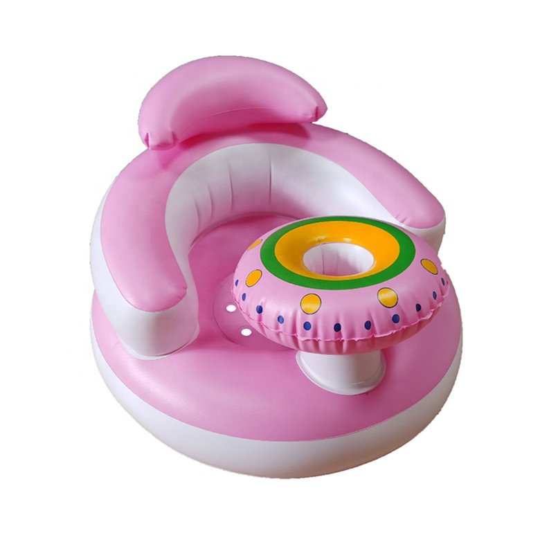 Inflatable Sofa Child Training Seat Inflatable Baby Sofa Portable Living Room Baby Customized Logo Modern Soft Kids Sofa