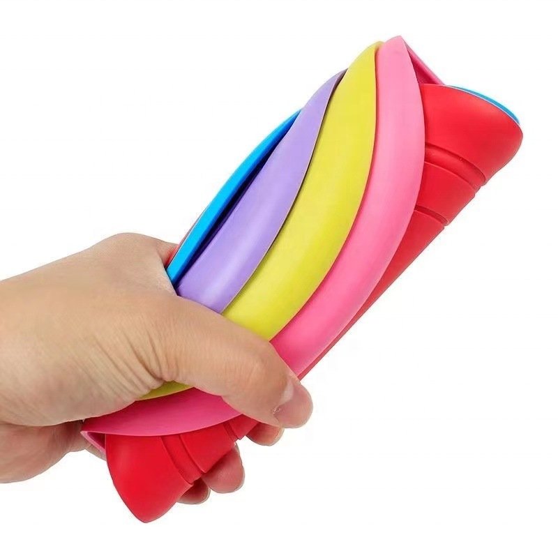 Pet Dog Flying Discs Toy Eco-friendly Resistant Bite Disk Toys Outdoor Training Supplies Dog Frisbeed