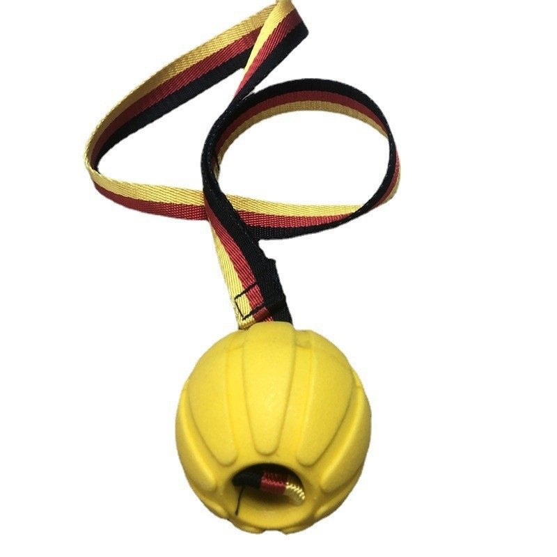 Wholesale EVA Pet Dog Tug Of War Toys Pull Rings Training Frisbees With Ropes Elastic Balls Grinding Sticks Interactive Toys