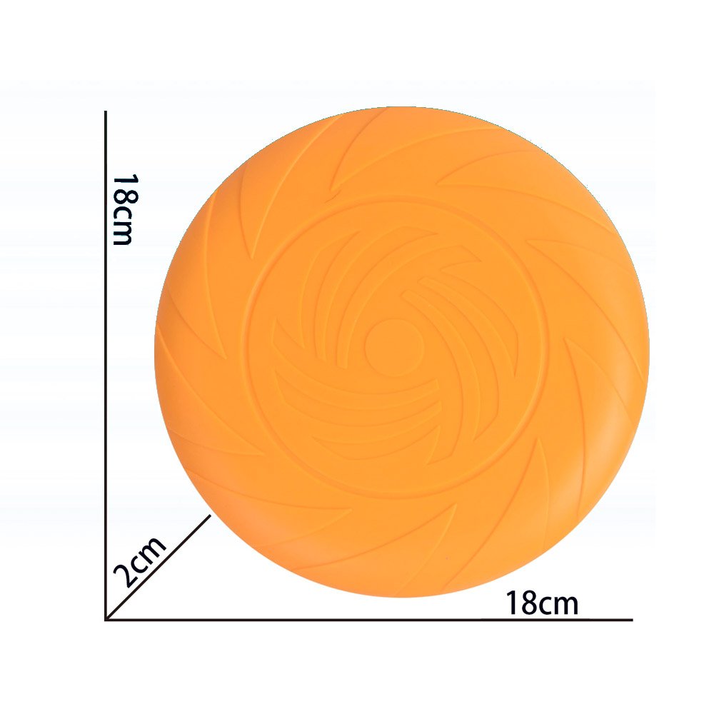 18CM TPR Flying Discs Frisbeed DiscTeam Sport Toys Set 8 pcs In 1 Set gift