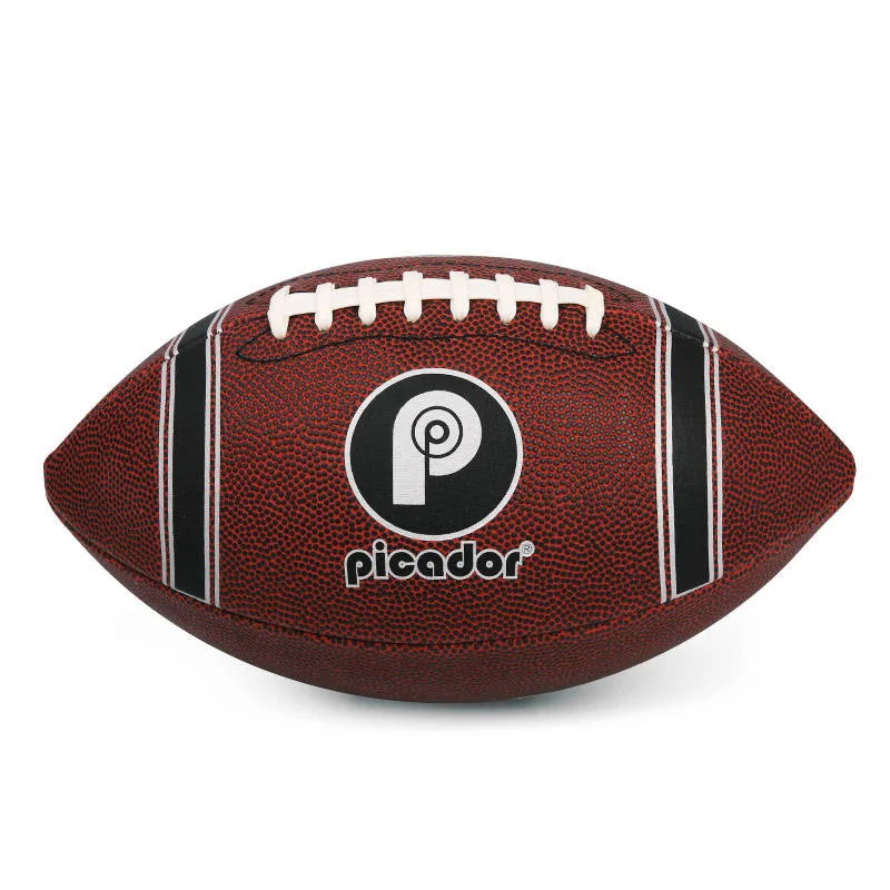 Rugby equipment factory direct sales support custom size logo American football game training balls