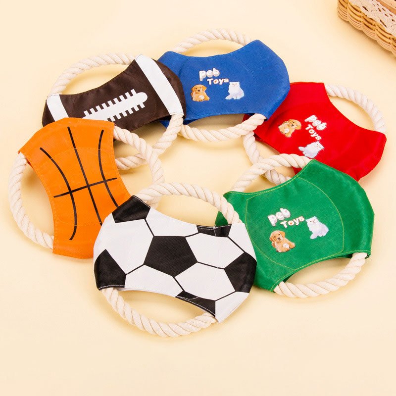 Wholesale manufacture high quality cute durable multi-use interactive toy dog Frisbeed