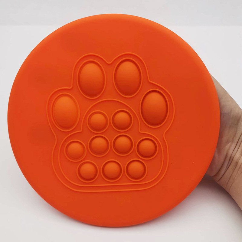 New Silicone Dog Toy Pet Frisbees Dogs Toys Silicon Bubble Training Frisbees Pet trainer