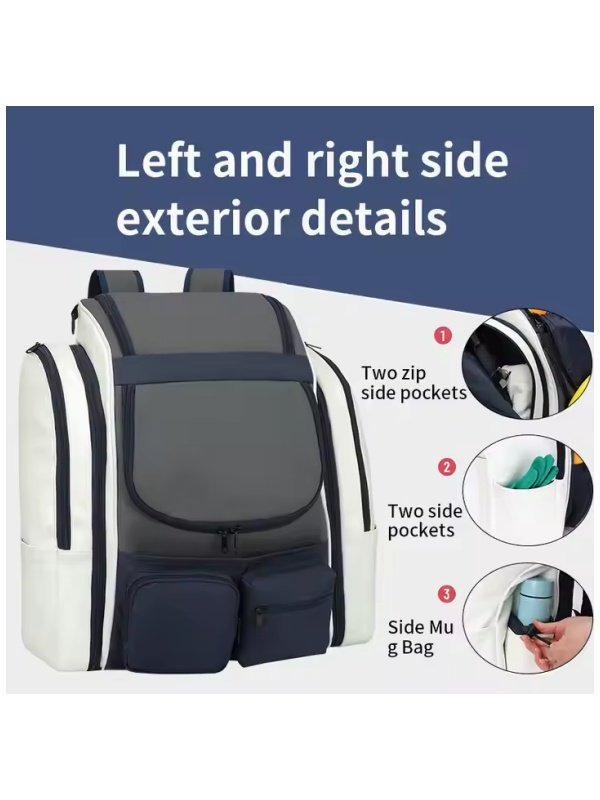 Premium Outdoor Portable Frisbee Storage Pouch Versatile Disc Golf Backpack with Breathable Back Pad Durable Flying Disc Bag