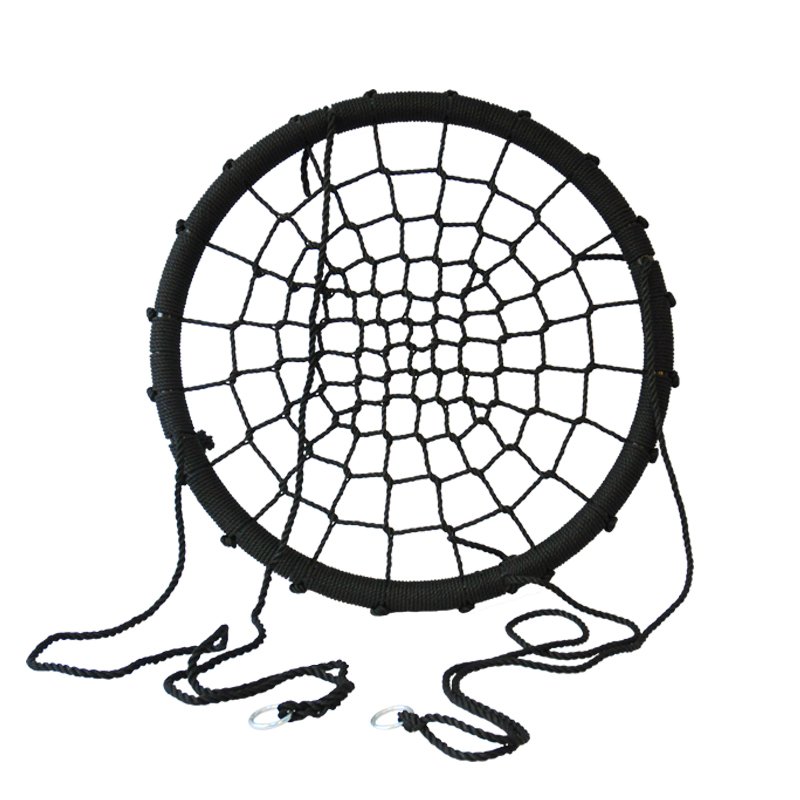Kids Land Garden Playhouse Kindergarten School Playground 80cm Nylon Rope Round Outdoor Spider Web Nest Swing