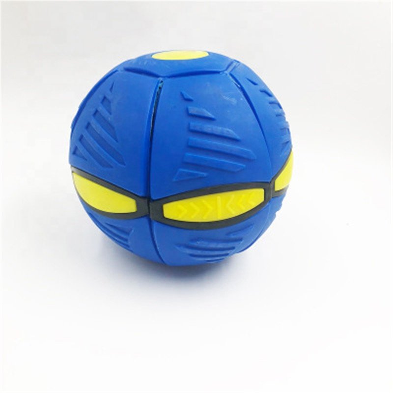 Outdoor Toy Fly Ball LED Beach Garden Game Throw Disc Ball Kid Fancy Soft Novelty Toy multiple colour Flat Deformable Toy