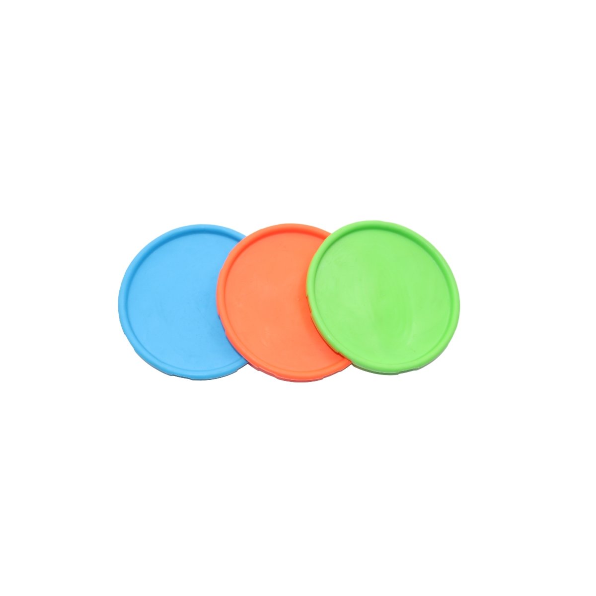 Hot Selling Eco-Friendly Soft Rubber Frisbee Pet Toy Dog Cat Flying Plate TPR Interactive Training Playing Toy