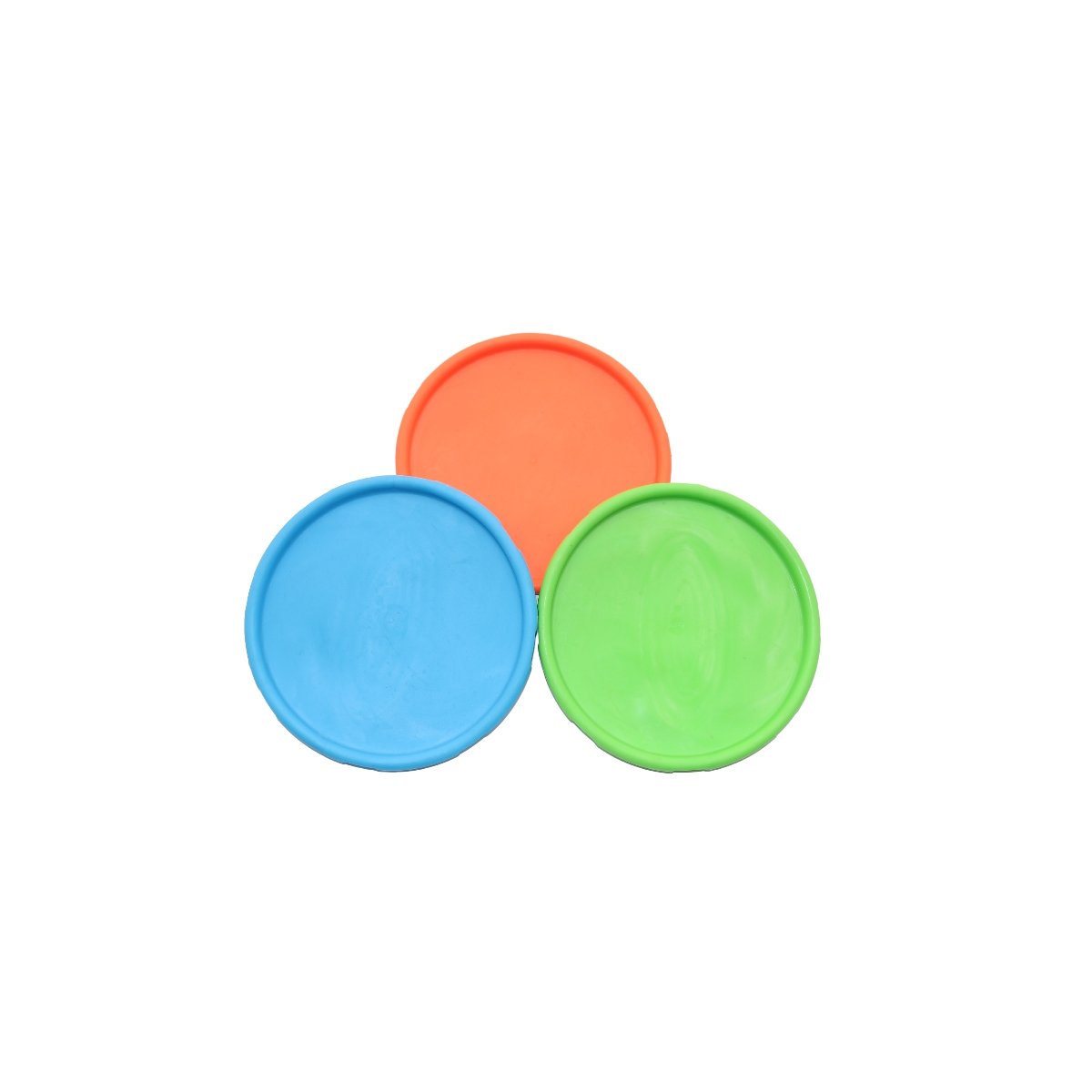 Hot Selling Eco-Friendly Soft Rubber Frisbee Pet Toy Dog Cat Flying Plate TPR Interactive Training Playing Toy