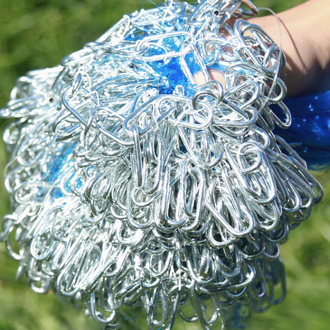 Nylon Monofilament Japanese Style Bottom Pocket Cast Net 10FT Fishing Net Hand Throw Fishing Cast Net