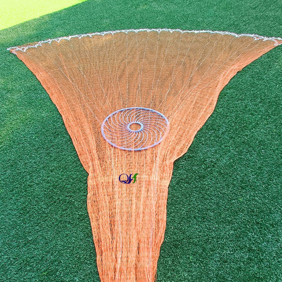 12ft High quality buy nylon Tire lines Fly Hand Cast Net Throw Catch drawstring casting fishing net
