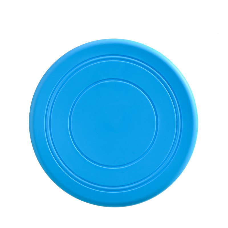 Customized Round Dog Pet Training Toys TPR Flying Disc Dog Fetch Toy Bite Resistant Frisbeed For Training Dogs