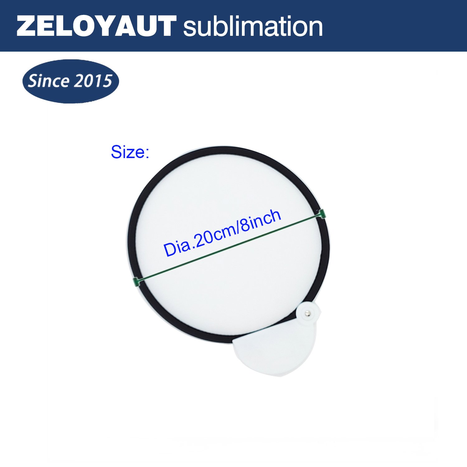 Custom frisbee sublimation blanks foldable fans heat press flying saucer Nylon flying disc fan advertising fan outdoor sports