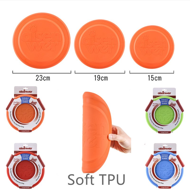 wholesale High Quality TPU Pet dog Training Toy Interactive Chew Toys Resistance Bite Flying Discs Saucer for Dogs