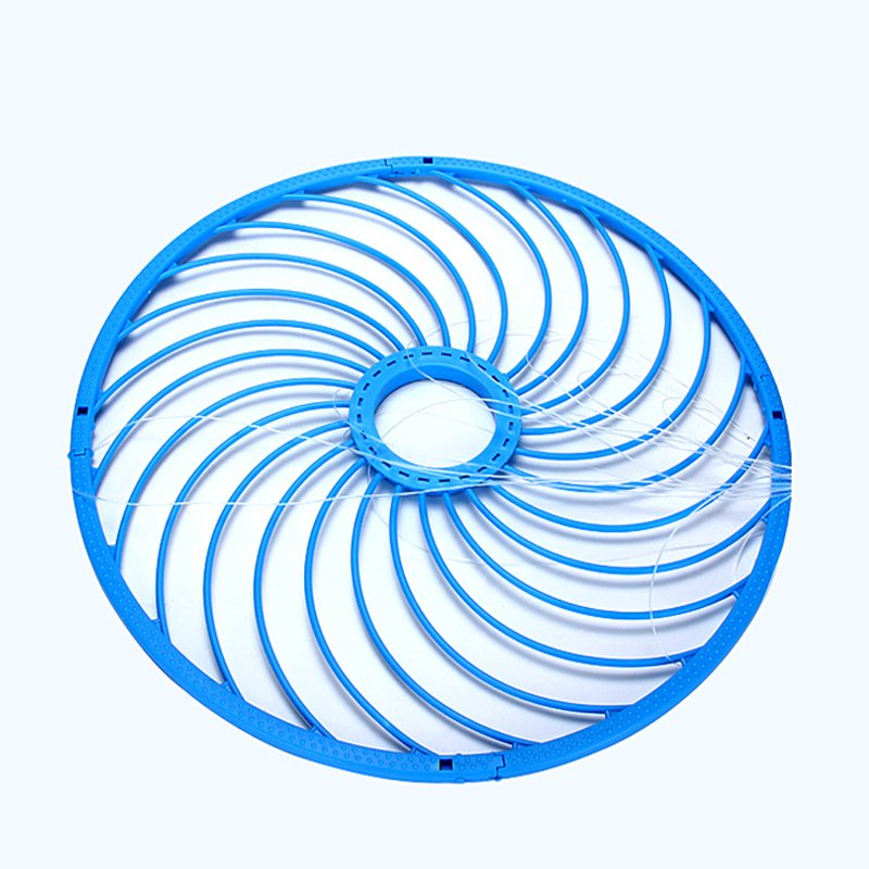 High quality Tire line fishing nets 4-12 ft with frisbee hand throw drawstring hand cast net
