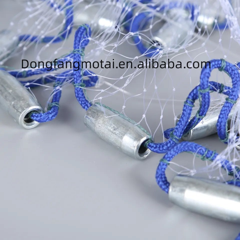 Wholesale lead chain cast net throwing bottom pocket cast net fishing cast net for sale