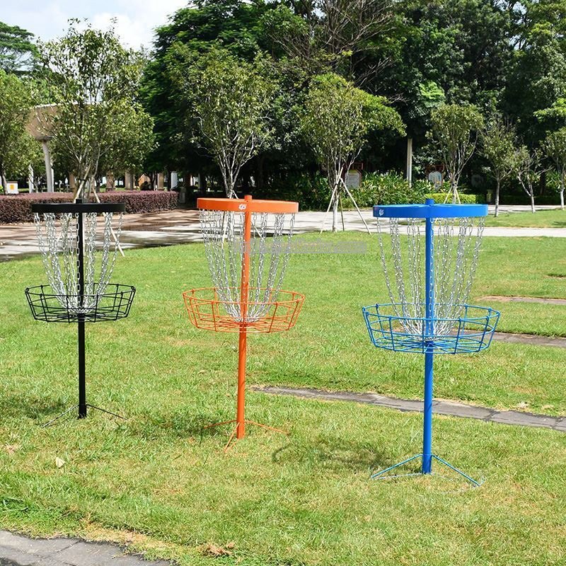 Wholesale Portable Disc Golf Target 24 Chain Flying Disk Disc Golf Target Set Basket for outdoor golf games