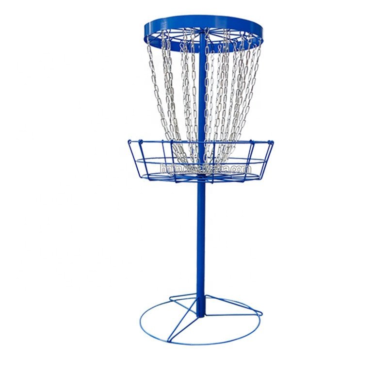 Wholesale Portable Disc Golf Target 24 Chain Flying Disk Disc Golf Target Set Basket for outdoor golf games