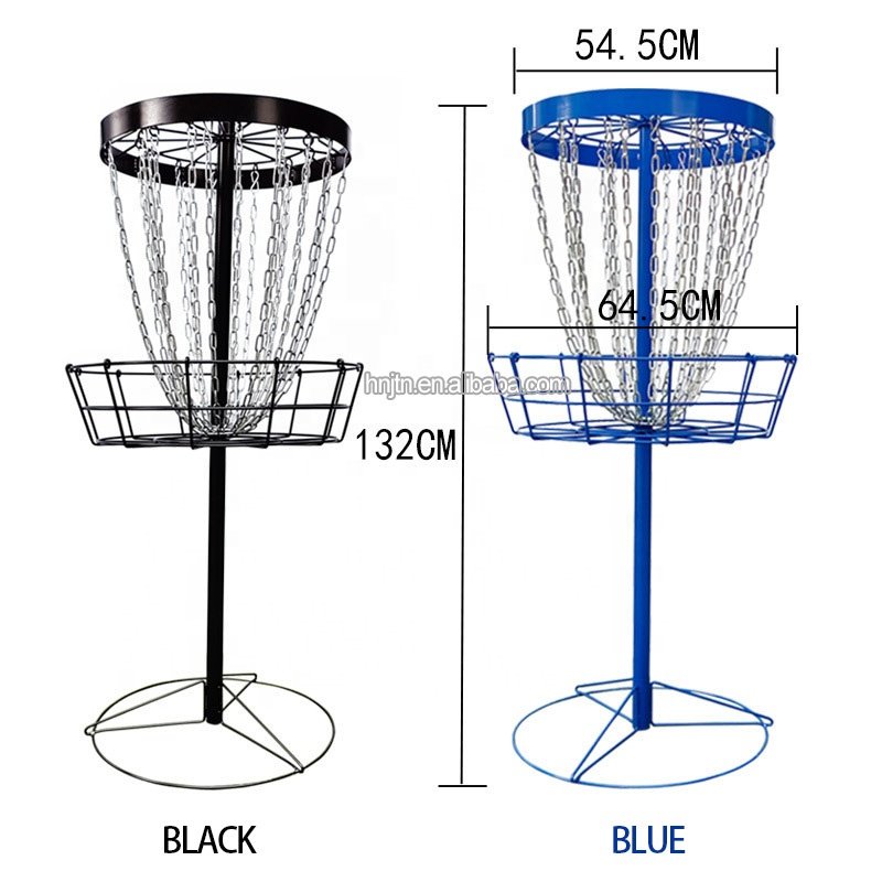 Wholesale Portable Disc Golf Target 24 Chain Flying Disk Disc Golf Target Set Basket for outdoor golf games