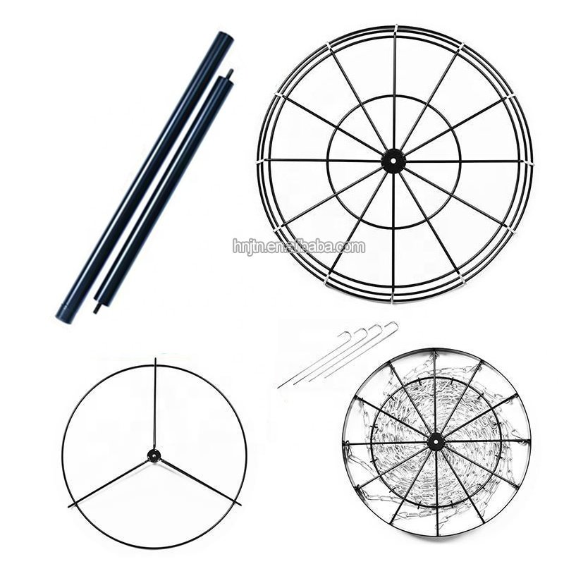 Wholesale Portable Disc Golf Target 24 Chain Flying Disk Disc Golf Target Set Basket for outdoor golf games