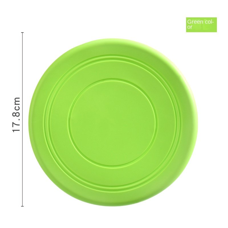 Pet toy dog Frisbeed Pet interactive training Frisbeed floating water bite resistant soft Frisbeed pet supplies