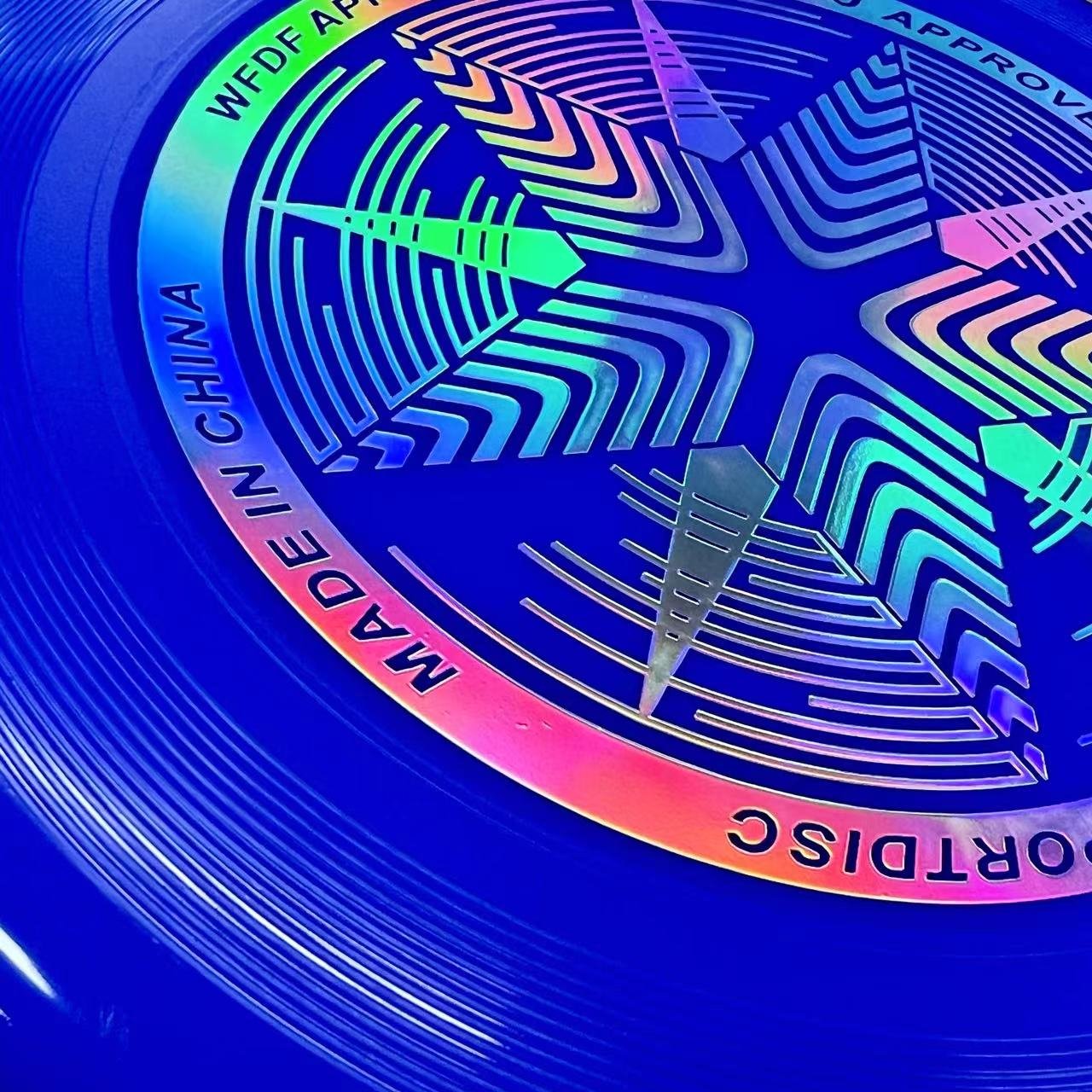 WFDF certification frisbeed custom logo 175g flying disc toy Competitive Decompression Sports Ultimate Frisbeed Pe Flying Disc