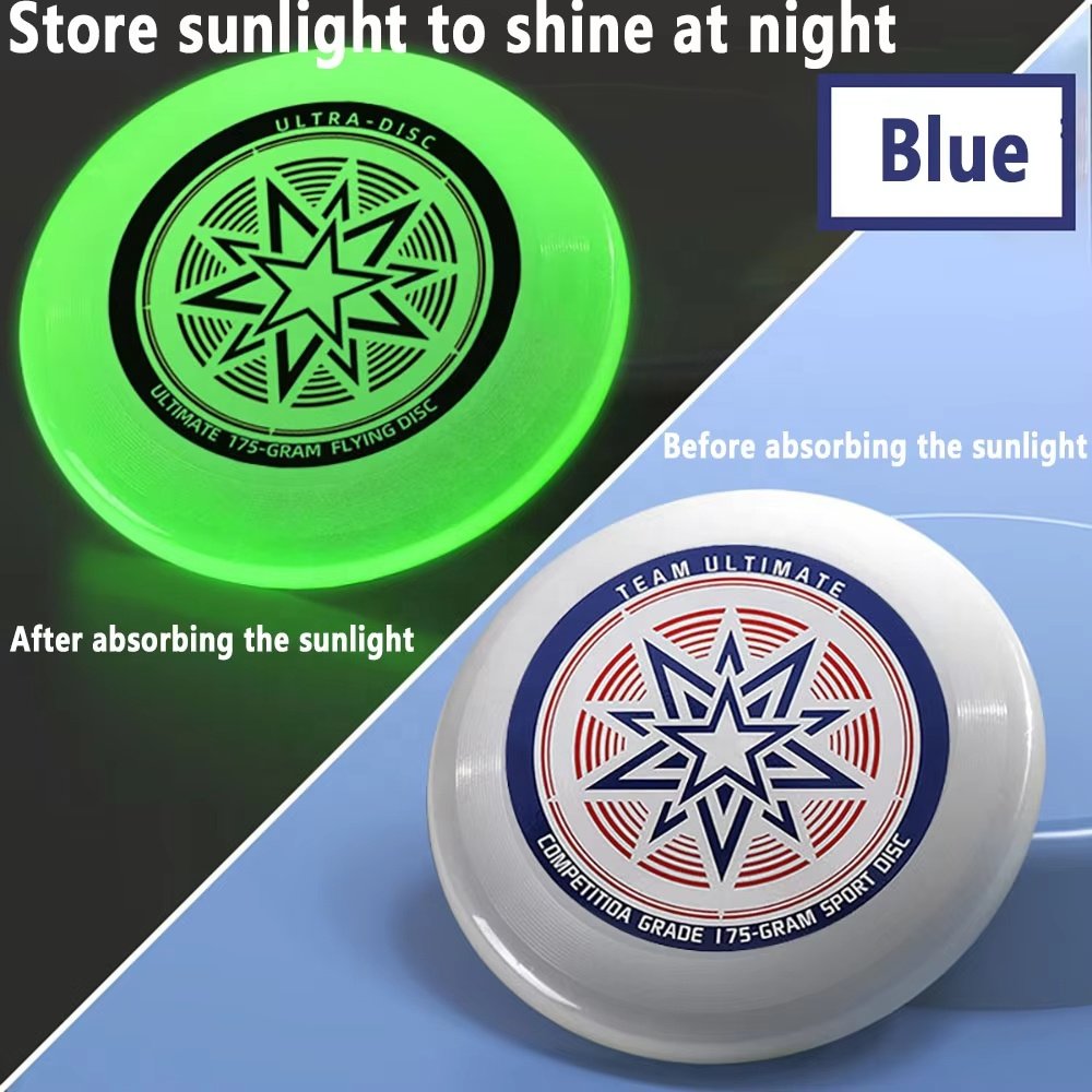 Swivel Flying Discs Professional Throwing Disc Lightweight for Outdoor Sports Beach Camping Game Luminous Frisbee Flying Saucer