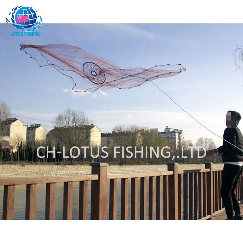 New Release Without Frisbee Disc Nylon PA6 Fishing Fishing Throw Cast Net