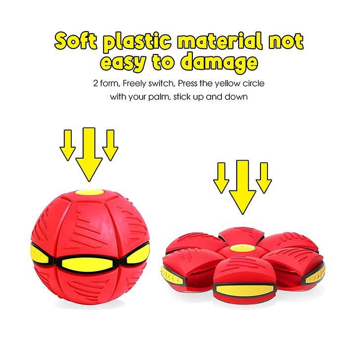 Bounce Ball Frisbeed Ball Outdoor Vent Toy Magic Decompression Toy