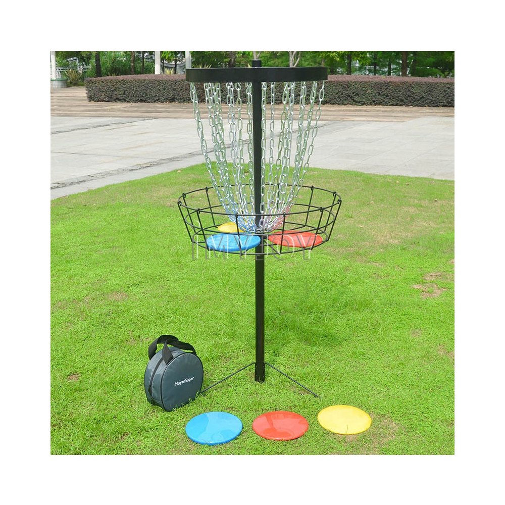 Outdoor Indoor Sports Disc Golf Game Baskets Stand Portable High Quality Equipment Circle Target Golf Net