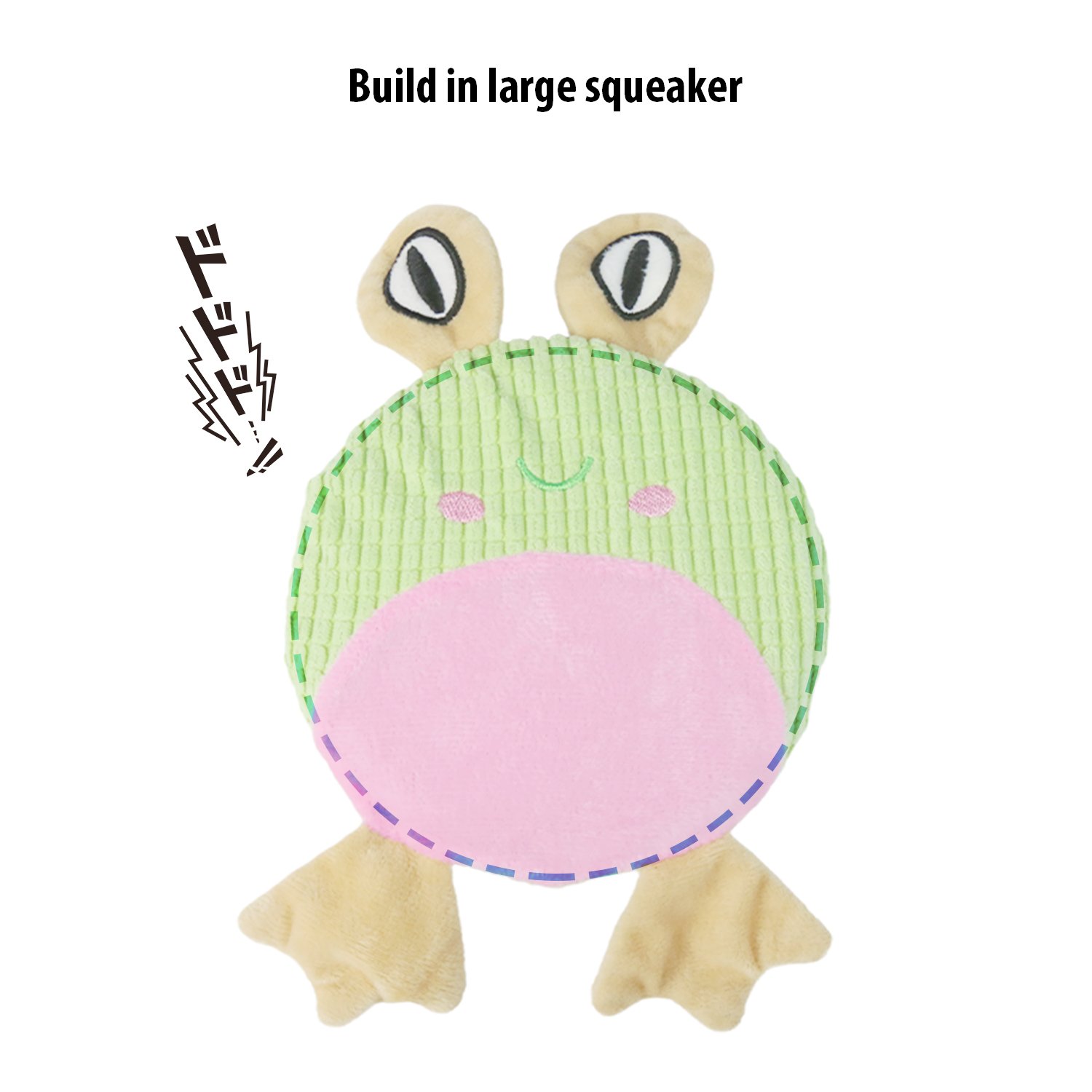C4P New Design Pet Accessories Durable Giant Squeak Flying Disc Dog Toy