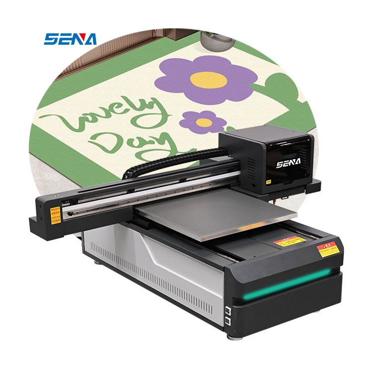6090 Medium size UV inkjet flatbed printer 3d Metal sheet frisbee Acrylic ceramic tile crystal logo advertising printing machine