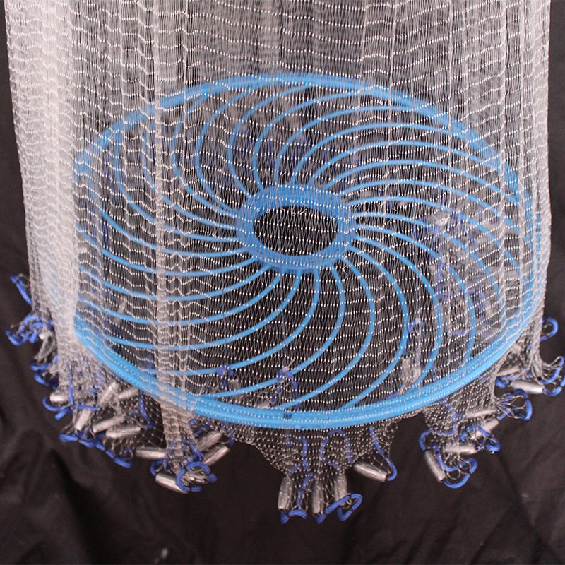 Frisbee drawstring cast nets fishing net easy throwing net