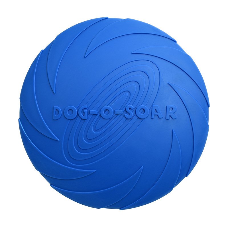 Pet Training Toy Interactive Dog Chew Toys Resistance Bite Soft Rubber Toys Pet Flying Discs Dog Frisbeed