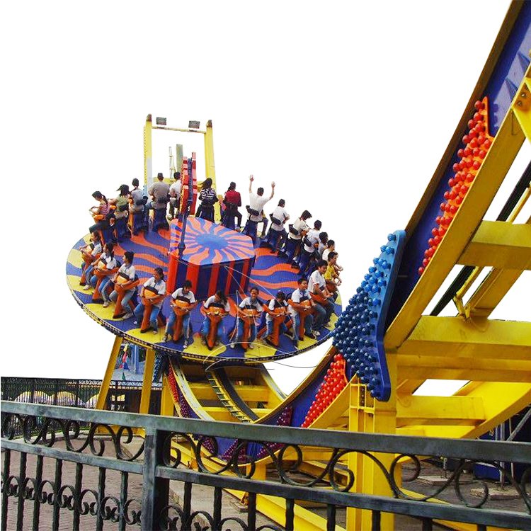 Theme park adults thrill rides flying UFO / flying turntable attractions