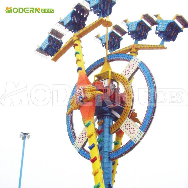 Attraction park equipment manege double arm swing pendulum thrill rides for sale