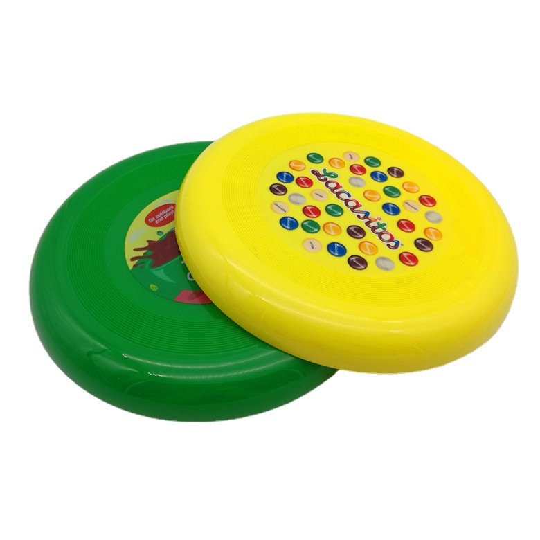 Plastic 8inch 20cm Custom Printing Dog Flying Dis Beach Sports Ultimate Frisbeed For Outdoors Games