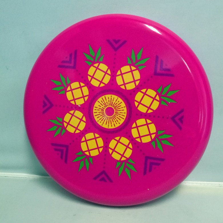 Plastic 8inch 20cm Custom Printing Dog Flying Dis Beach Sports Ultimate Frisbeed For Outdoors Games