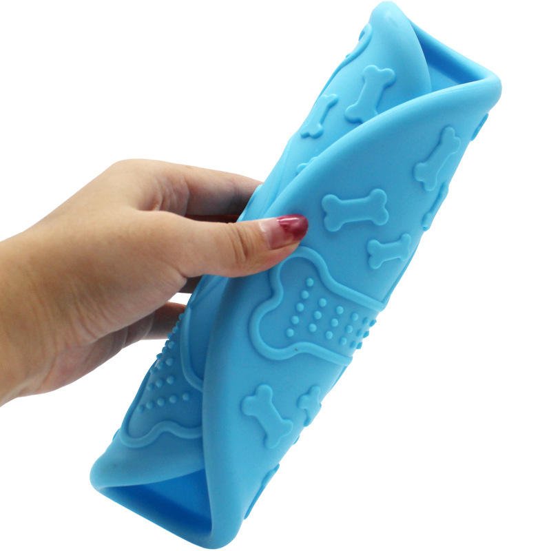 Pet Toy Dog Flying Discs TPR Feeding Training Dual Purpose Bite Resistance Pet Dog Training Toy