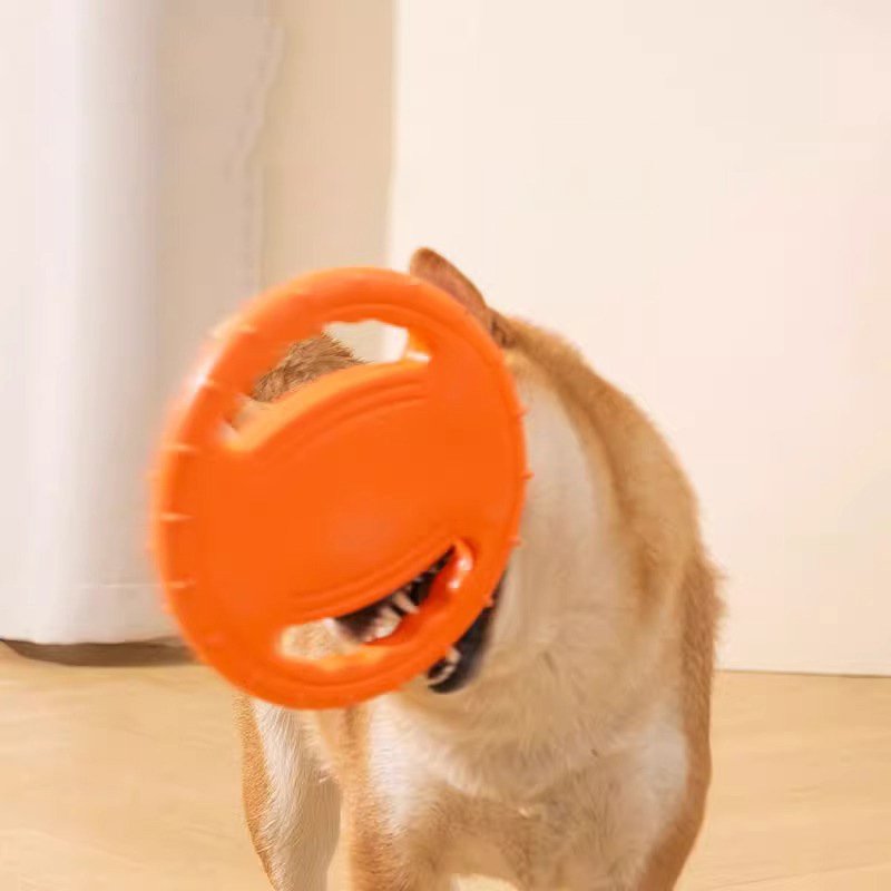 Pet Pull Ring Outdoor Training Dog Toys Durable Soft EVA Flying Disc Game Frisbeed Bite Resistant Dog Frisbeed Toys
