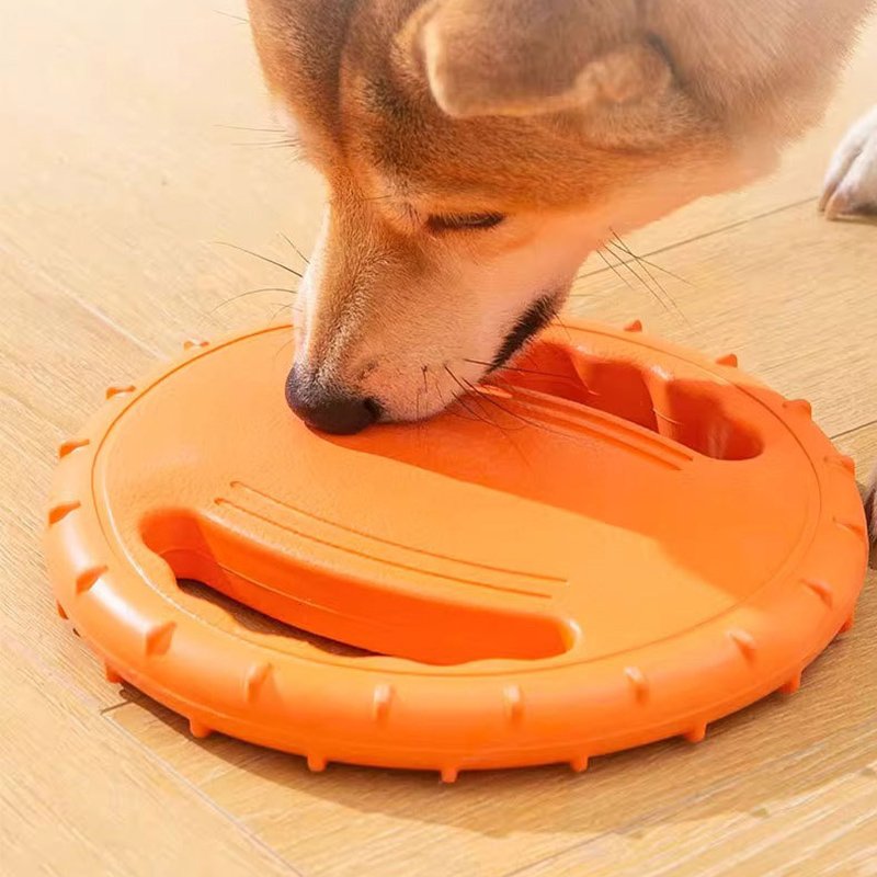 Pet Pull Ring Outdoor Training Dog Toys Durable Soft EVA Flying Disc Game Frisbeed Bite Resistant Dog Frisbeed Toys
