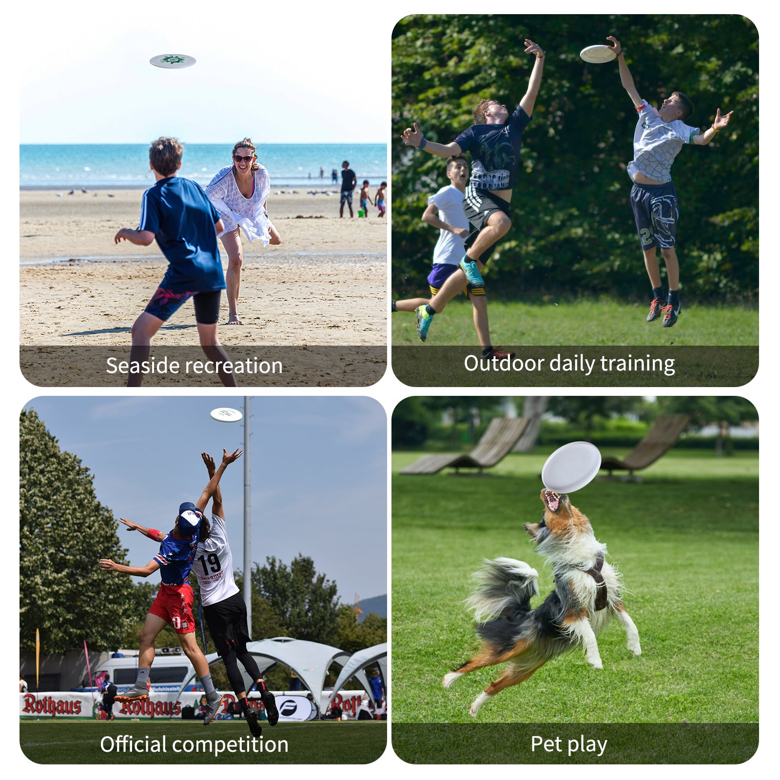 FrisbeeUltimate Frisbee Flying Disk 175 Gram Disc Dis-craft Frisbee for Outdoor Sport PE Plastic